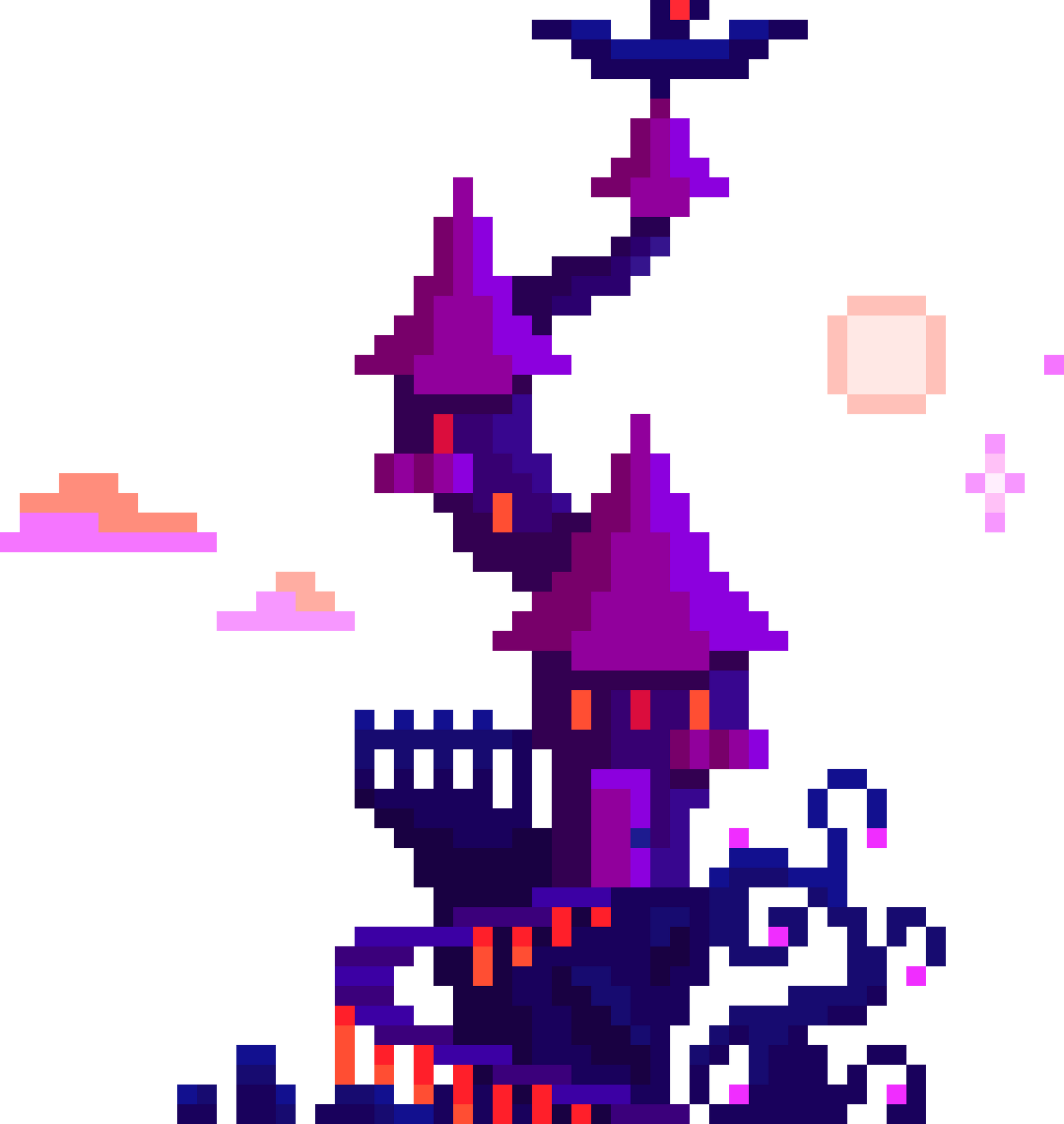 fairy tale witch house pixel art icon